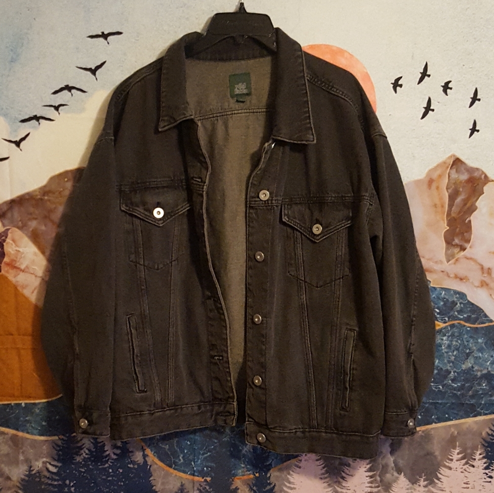 Oversized denim jacket